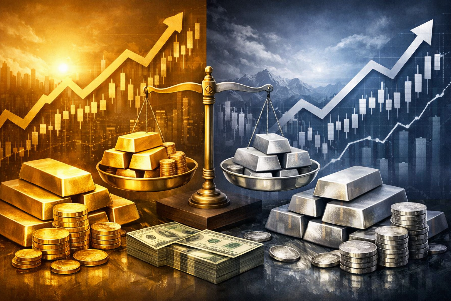 Harga Emas dan Perak Perbandingan Nilai dan Prospek Investasi Jangka Panjang