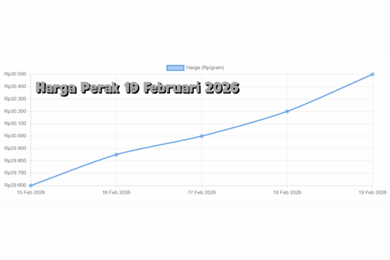Investor Melirik Perak Lagi Harga Menguat 19 Februari 2026