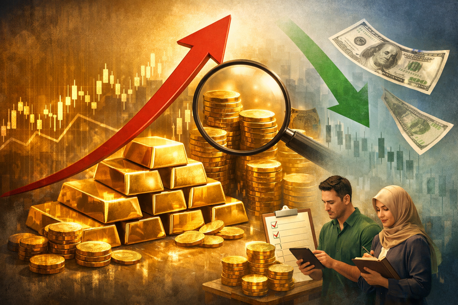 Lonjakan Harga Emas Dipicu Dolar Melemah Investor Lokal Mulai Akumulasi