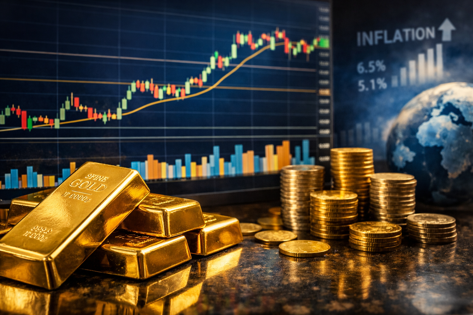 Harga Emas Hari Ini Tertahan Pasar Global Menanti Data Inflasi Terbaru