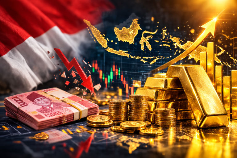 Rupiah Tertekan Emas Menjadi Pilihan Aman Investor Indonesia di Maret 2026