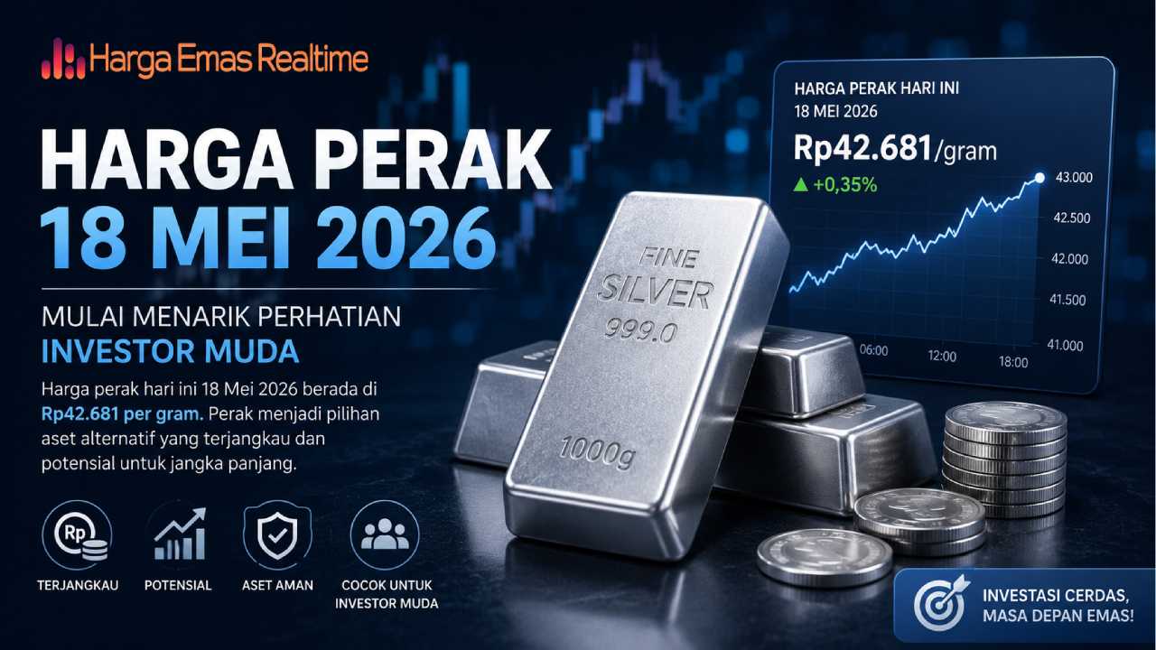 Harga Perak 18 Mei Mulai Menarik Perhatian Investor Muda di Tengah Pasar Logam Mulia