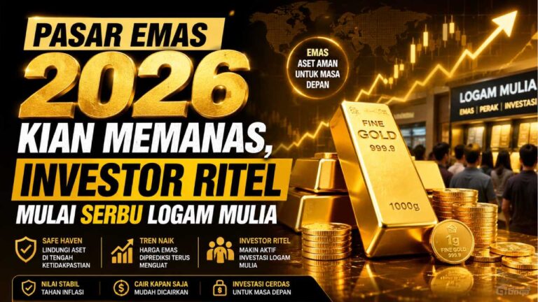 Pasar Emas 2026 Kian Memanas, Investor Ritel Mulai Serbu Logam Mulia