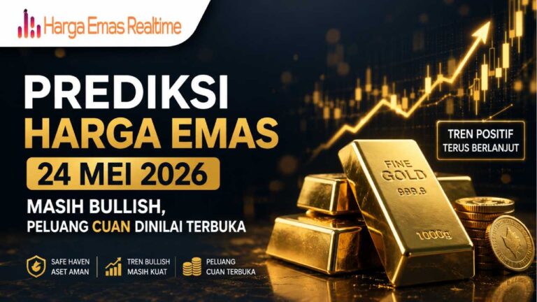 Prediksi Harga Emas 24 Mei 2026 Masih Bullish, Peluang Cuan Dinilai Terbuka