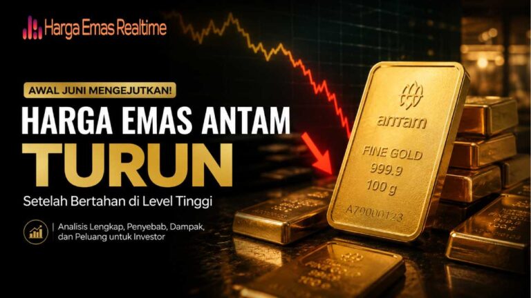 Awal Juni Mengejutkan! Harga Emas Antam Turun Setelah Bertahan di Level Tinggi