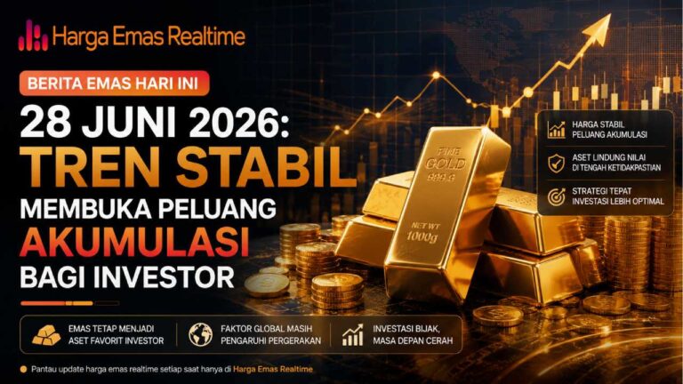 Berita Emas 28 Juni 2026: Tren Stabil Membuka Peluang Akumulasi bagi Investor