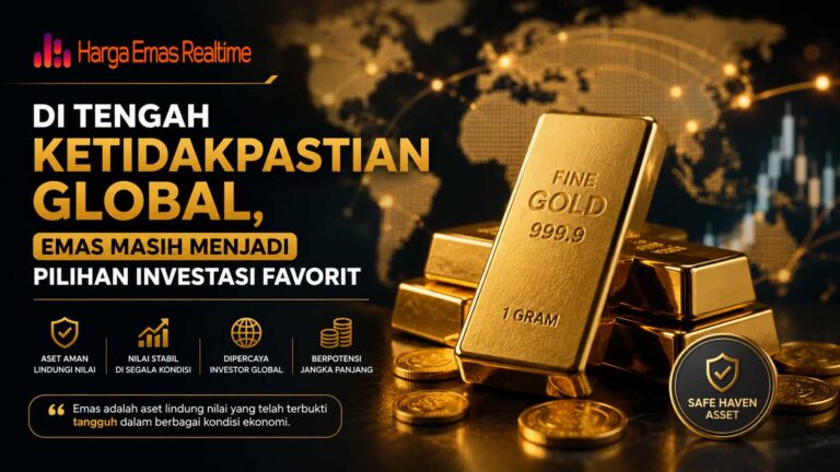 Di Tengah Ketidakpastian Global, Emas Masih Menjadi Pilihan Investasi Favorit