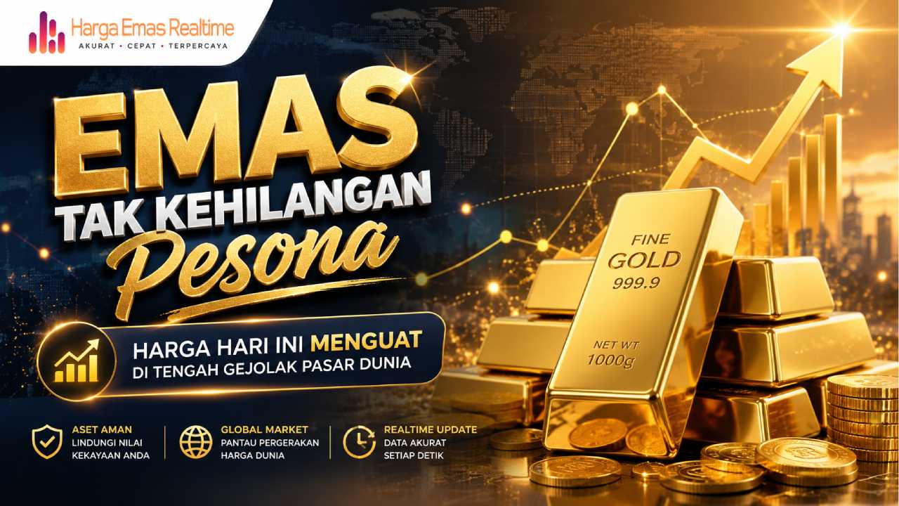 Emas Tak Kehilangan Pesona, Harga Hari Ini Menguat di Tengah Gejolak Pasar Dunia