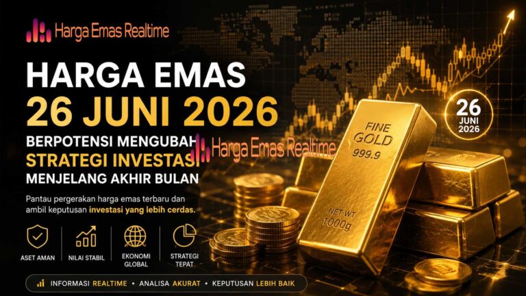 Harga Emas 26 Juni 2026 Berpotensi Mengubah Strategi Investasi Menjelang Akhir Bulan