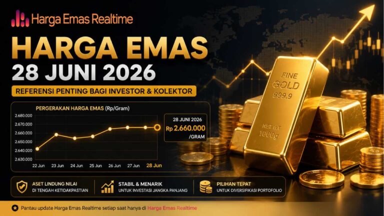 Harga Emas 28 Juni 2026 Menjadi Referensi Penting bagi Investor dan Kolektor