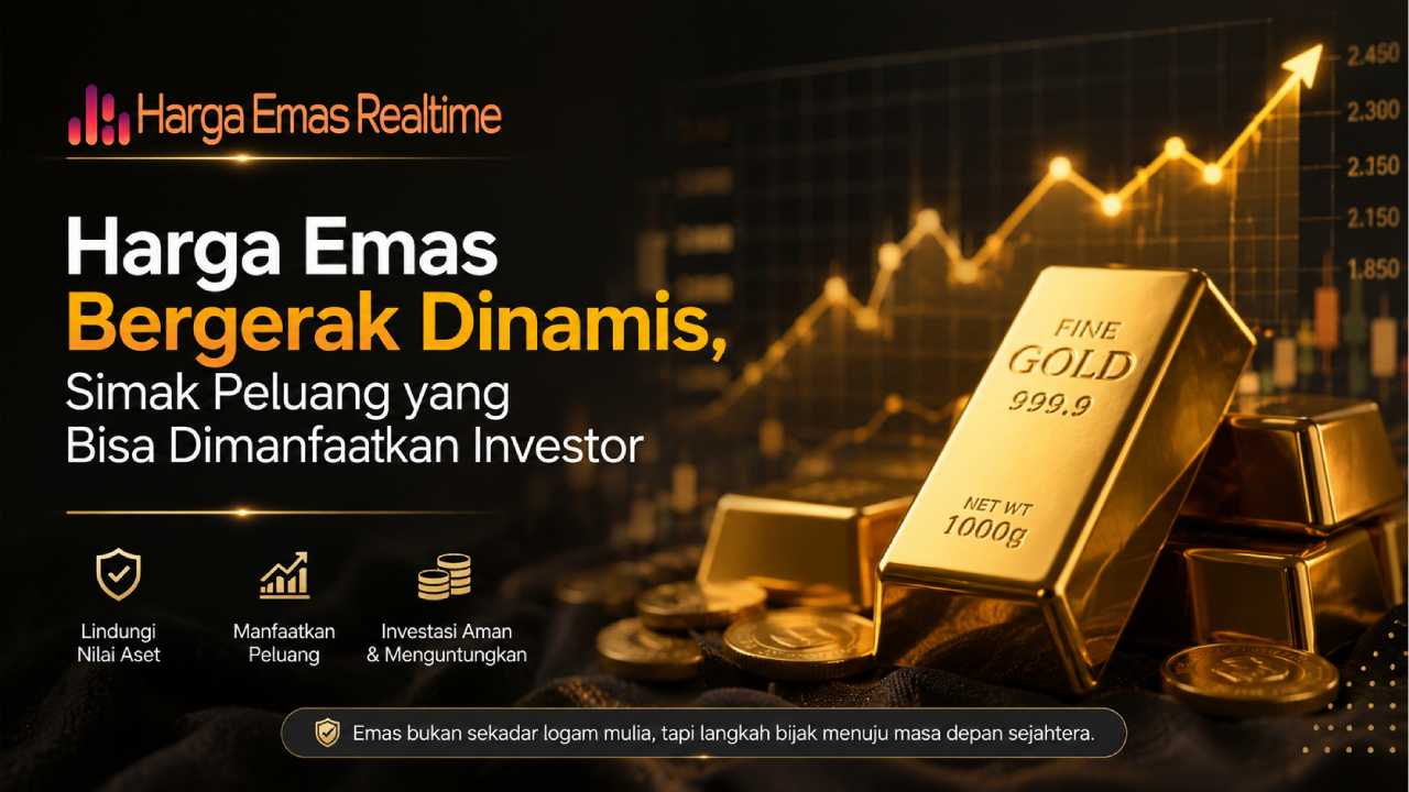Harga Emas Bergerak Dinamis, Simak Peluang yang Bisa Dimanfaatkan Investor