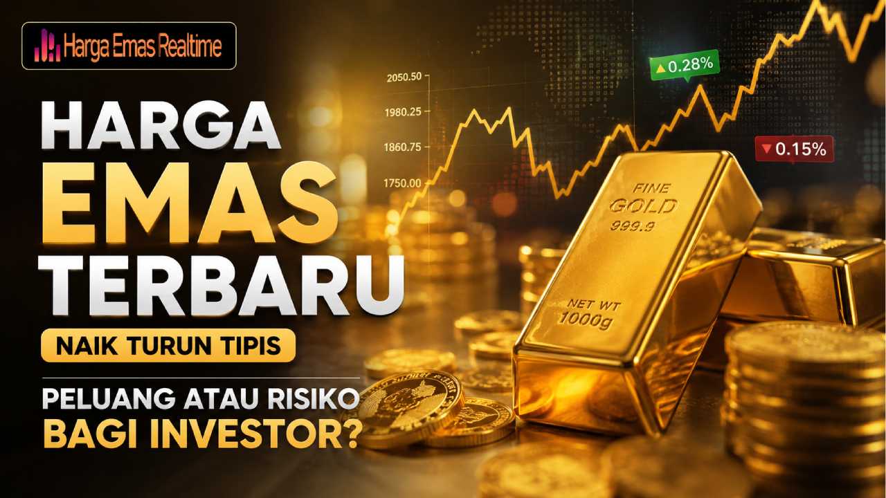 Harga Emas Terbaru Naik Turun Tipis, Peluang atau Risiko bagi Investor