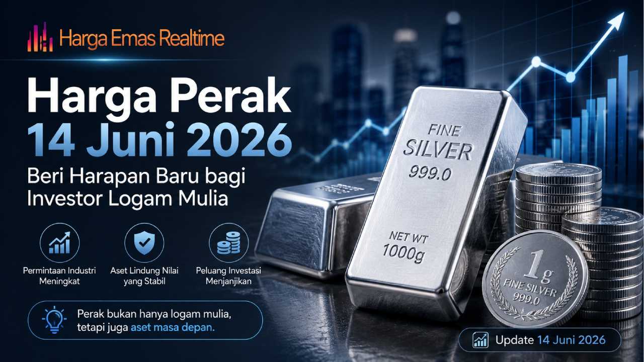 Harga Perak 14 Juni 2026 Beri Harapan Baru bagi Investor Logam Mulia