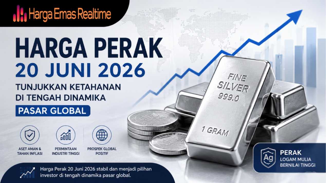 Harga Perak 20 Juni 2026 Tunjukkan Ketahanan di Tengah Dinamika Pasar Global