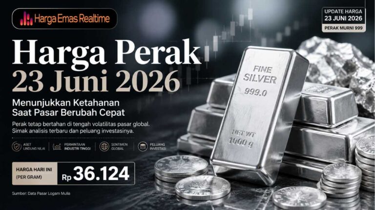 Harga Perak 23 Juni 2026 Menunjukkan Ketahanan Saat Pasar Berubah Cepat