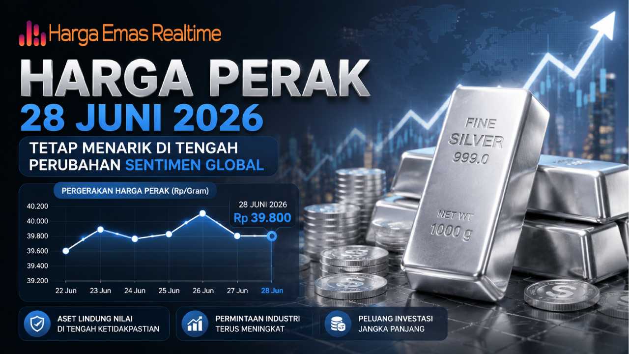 Harga Perak 28 Juni 2026 Tetap Menarik di Tengah Perubahan Sentimen Global