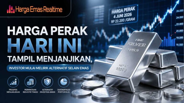 Harga Perak 4 Juni Tampil Menjanjikan, Investor Mulai Melirik Alternatif Emas