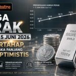 Harga Perak Terbaru 5 Juni 2026 Naik Bertahap, Investor Jangka Panjang Mulai Optimistis