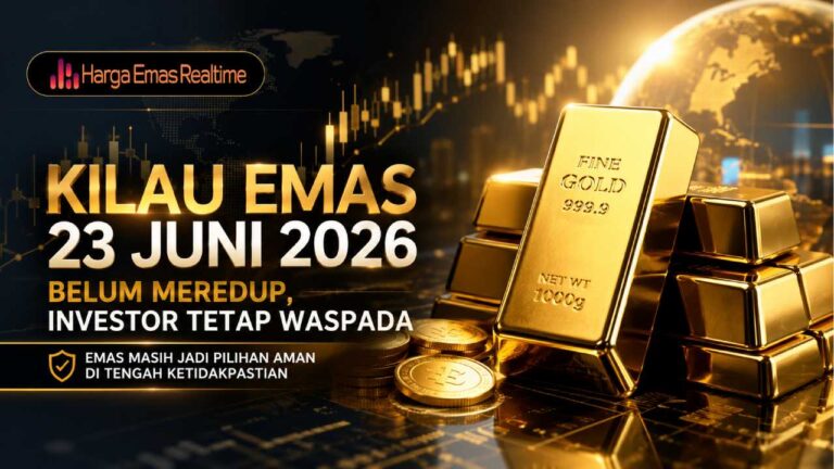 Kilau Emas 23 Juni 2026 Belum Meredup, Investor Tetap Waspada