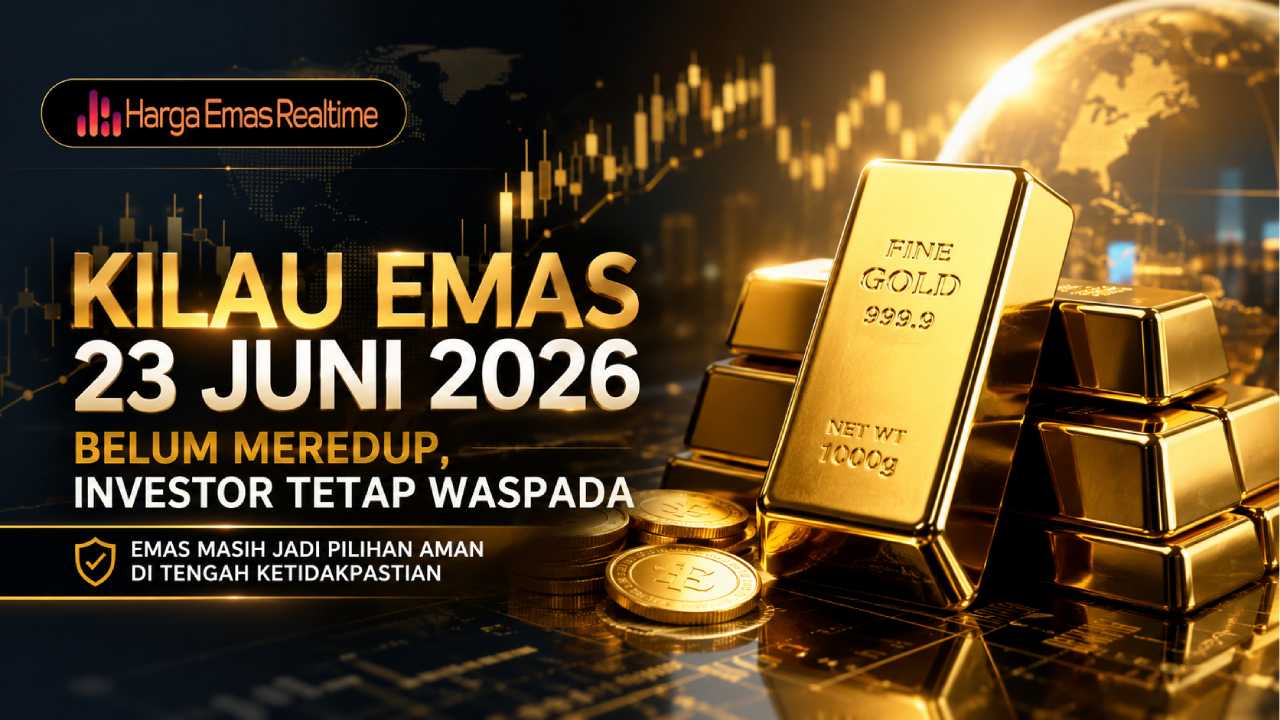 Kilau Emas 23 Juni 2026 Belum Meredup, Investor Tetap Waspada