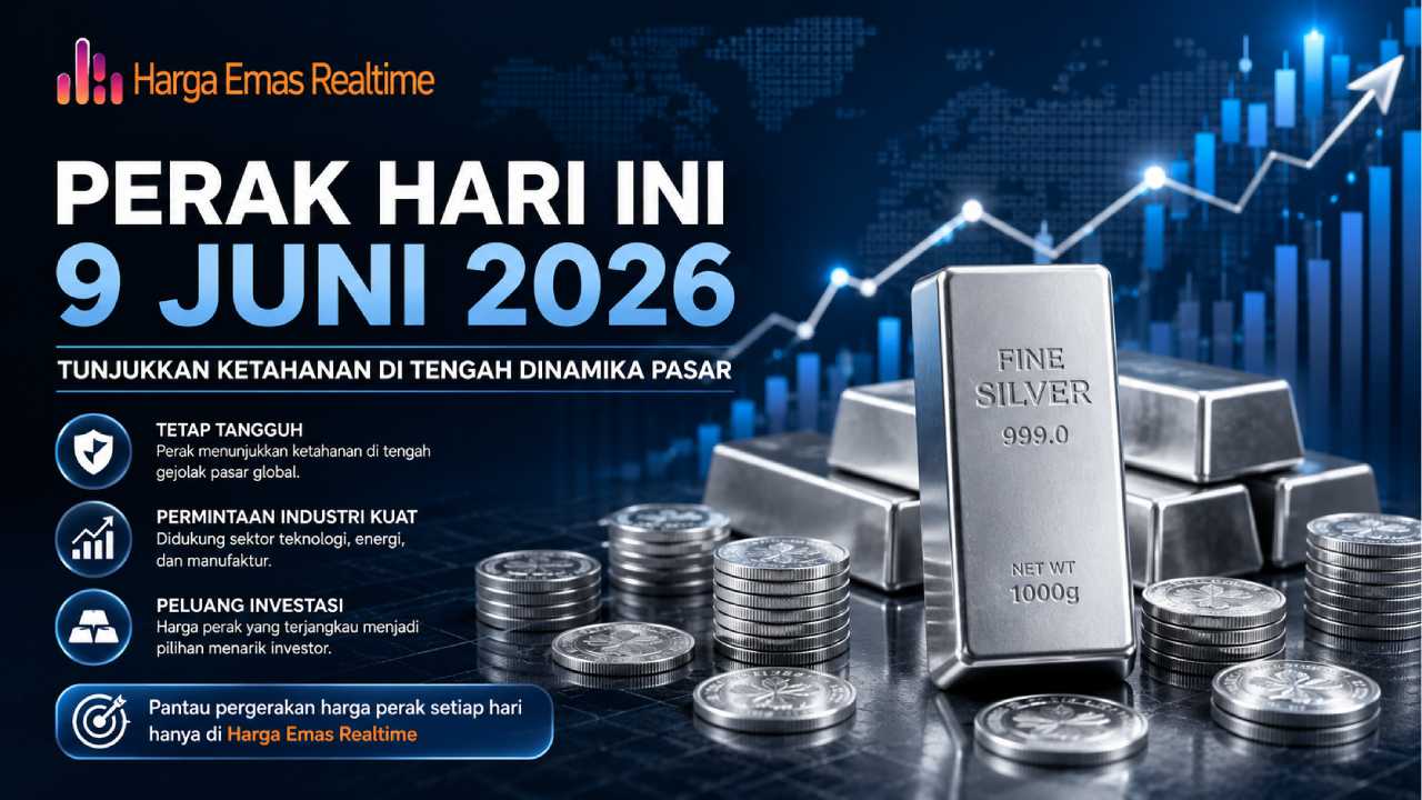 Perak Hari Ini 9 Juni 2026 Tunjukkan Ketahanan di Tengah Dinamika Pasar