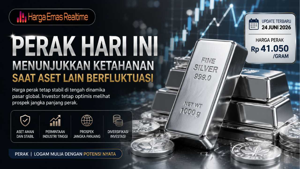 Perak Hari Ini Menunjukkan Ketahanan Saat Aset Lain Berfluktuasi