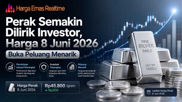 Perak Semakin Dilirik Investor, Harga 8 Juni 2026 Buka Peluang Menarik