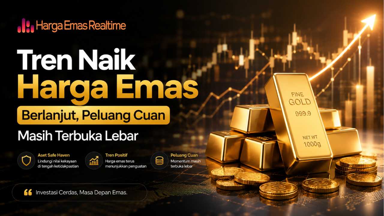 Tren Naik Harga Emas Berlanjut, Peluang Cuan Masih Terbuka Lebar