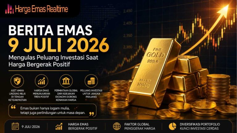 Berita Emas 9 Juli 2026 Mengulas Peluang Investasi Saat Harga Bergerak Positif