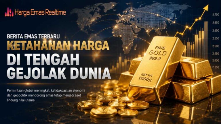 Berita Emas Terbaru Menggambarkan Ketahanan Harga di Tengah Gejolak Dunia