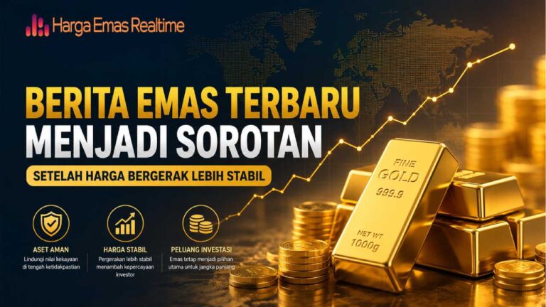 Berita Emas Terbaru Menjadi Sorotan Setelah Harga Bergerak Lebih Stabil
