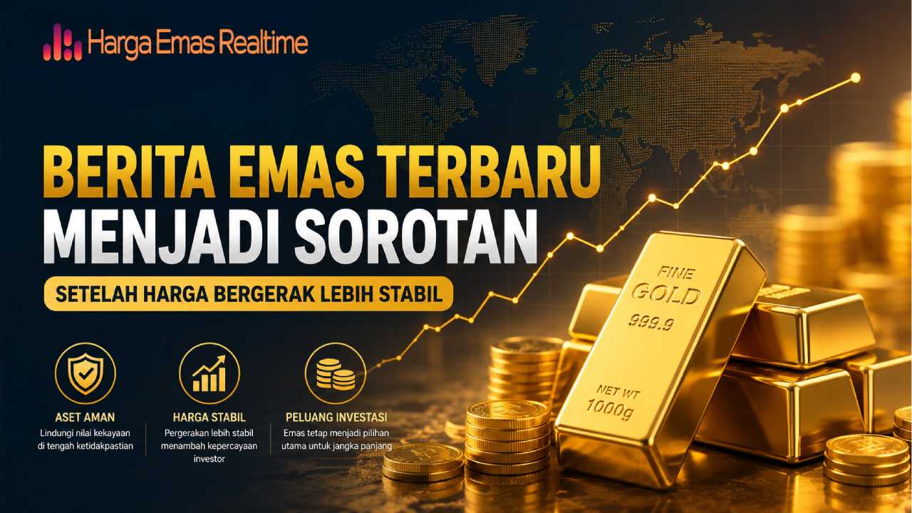 Berita Emas Terbaru Menjadi Sorotan Setelah Harga Bergerak Lebih Stabil