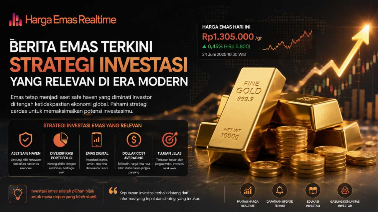 Berita Emas Terkini Membahas Strategi Investasi yang Relevan di Era Modern dan Dinamis