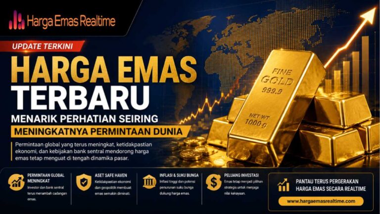 Harga Emas Terbaru Menarik Perhatian Seiring Meningkatnya Permintaan Dunia