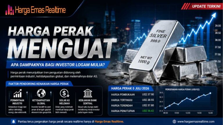 Harga Perak Menguat, Apa Dampaknya bagi Investor Logam Mulia?