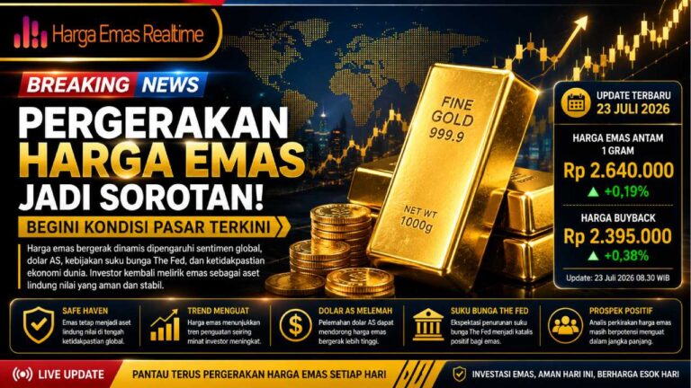 Pergerakan Harga Emas Jadi Sorotan, Begini Kondisi Pasar Terkini