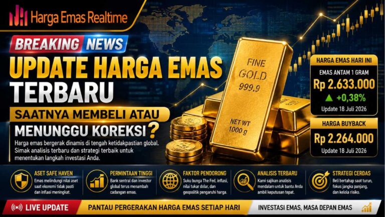 Update Harga Emas Terbaru, Saatnya Membeli atau Menunggu Koreksi?