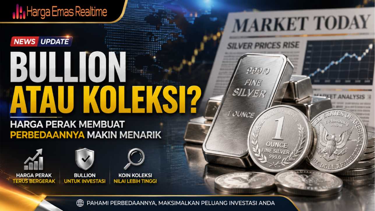 Bullion atau Koin Koleksi, Harga Perak Membuat Perbedaannya Makin Menarik