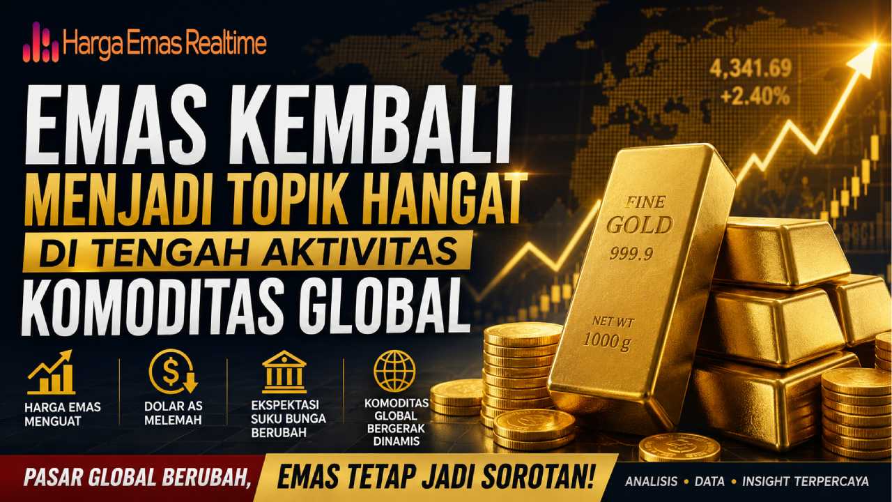 Emas Kembali Jadi Sorotan di Tengah Aktivitas Komoditas Global