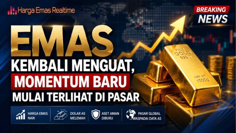 Emas Kembali Menguat, Momentum Baru Mulai Terlihat di Pasar