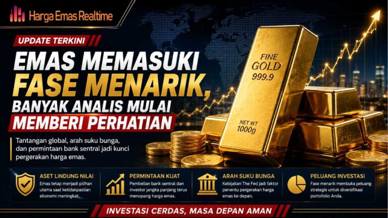 Emas Memasuki Fase Menarik, Banyak Analis Mulai Memberi Perhatian