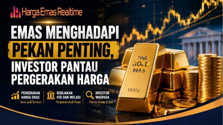 Emas Menghadapi Pekan Penting, Investor Pantau Pergerakan Harga