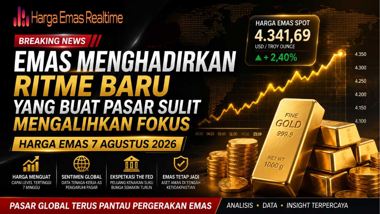 Emas Menghadirkan Ritme Baru yang Membuat Pasar Sulit Mengalihkan Fokus