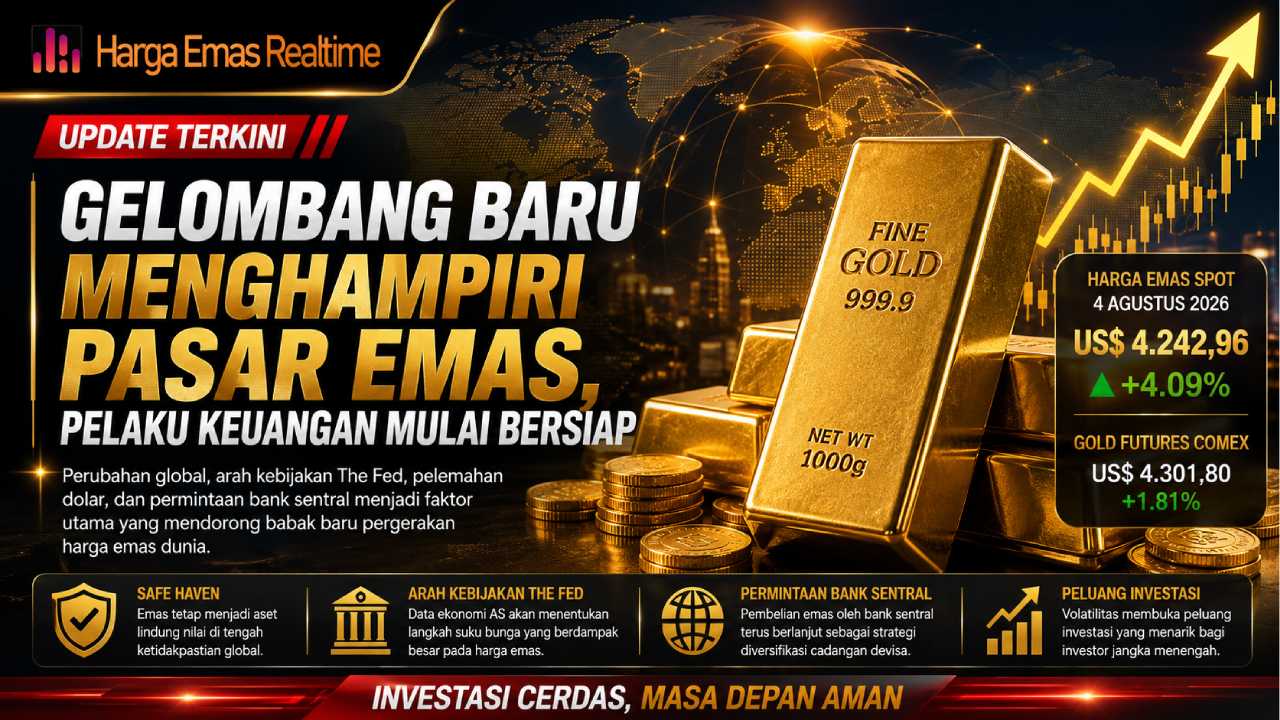 Gelombang Baru Menghampiri Pasar Emas, Pelaku Keuangan Mulai Bersiap