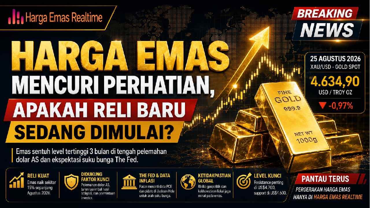 Harga Emas Mencuri Perhatian, Apakah Reli Baru Sedang Dimulai?