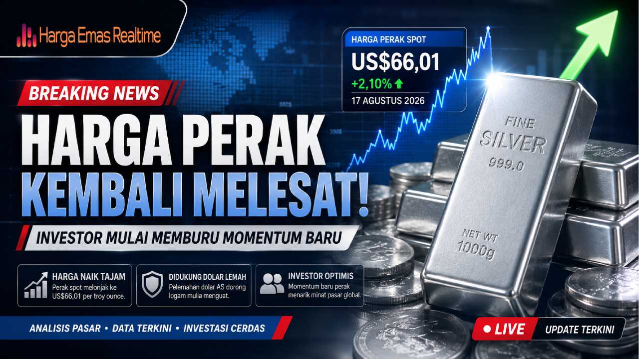Harga Perak Kembali Melesat, Investor Mulai Memburu Momentum Baru