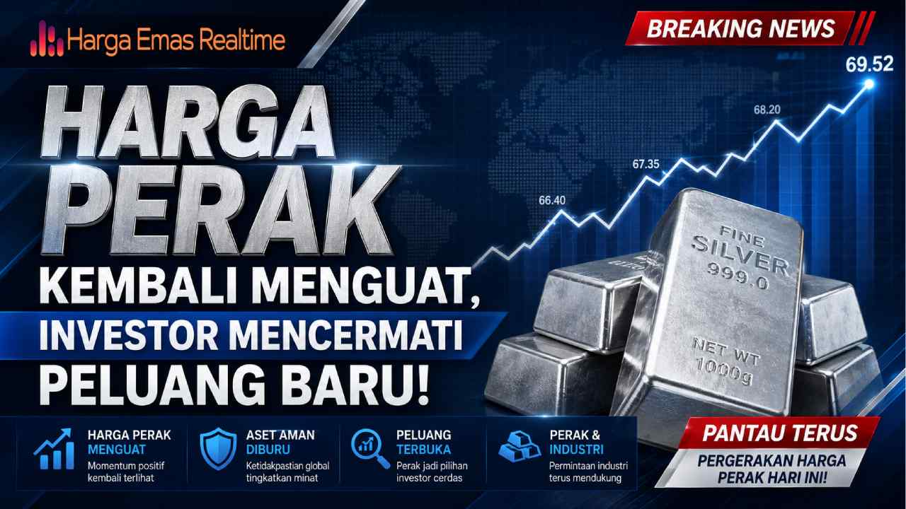 Harga Perak Kembali Menguat, Investor Mencermati Peluang Baru