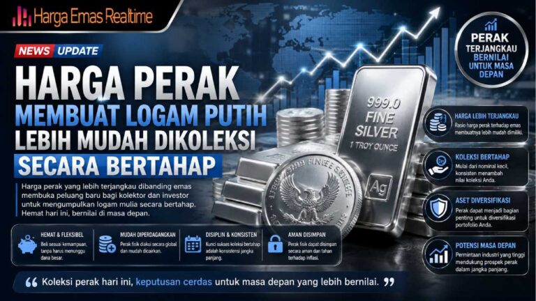 Harga Perak Membuat Logam Putih Lebih Mudah Dikoleksi Secara Bertahap