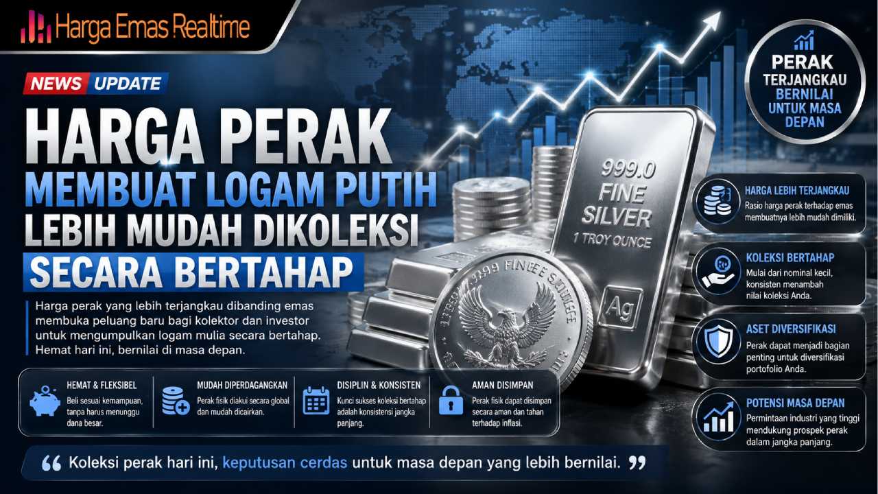 Harga Perak Membuat Logam Putih Lebih Mudah Dikoleksi Secara Bertahap