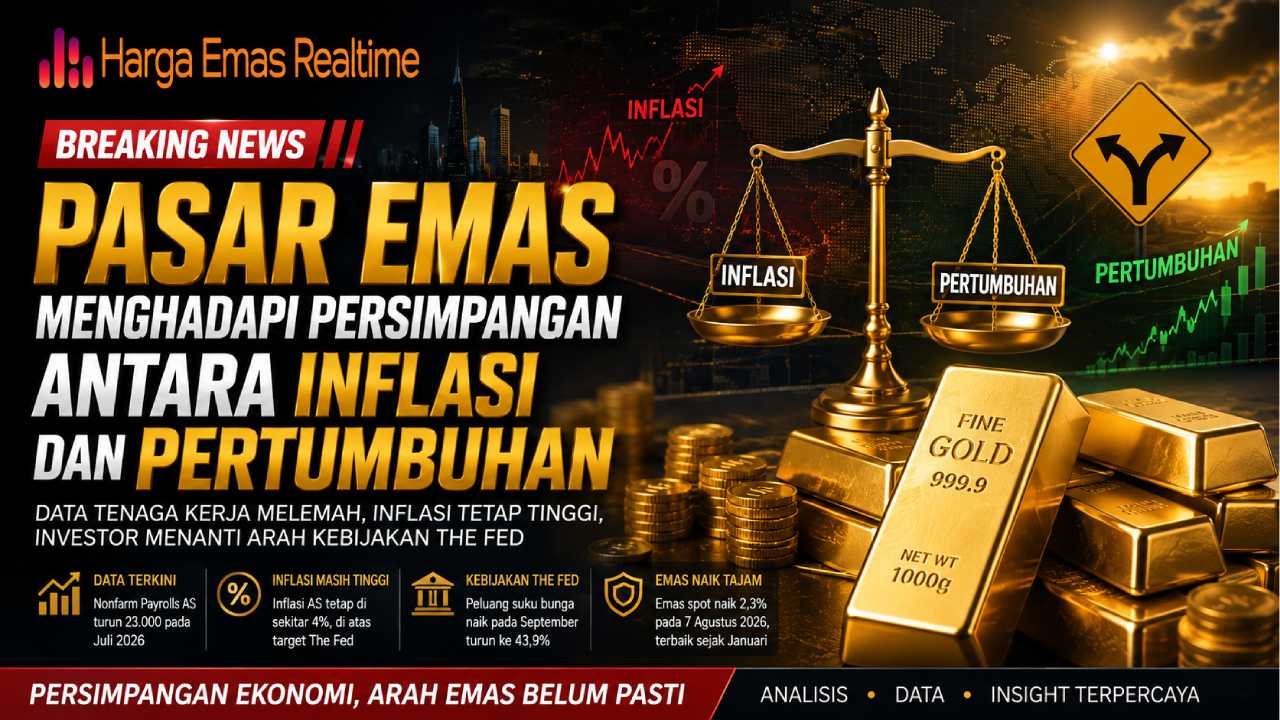 Pasar Emas Menghadapi Persimpangan antara Inflasi dan Pertumbuhan